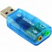 Звуковая плата Dynamode USB 6(5.1) blue (USB-SOUNDCARD2.0 blue)