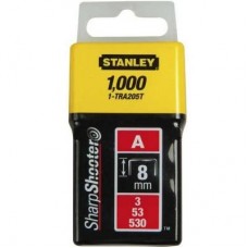 Скоби Stanley Light Duty тип а, 8мм, 1000шт (1-TRA205T) Скоби Stanley Light Duty тип а, 8мм, 1000шт (1-TRA205T)