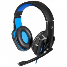 Навушники Defender Warhead G-390 LED Black-blue (64039)
