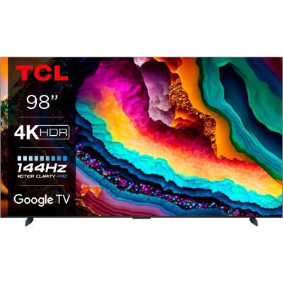 Телевізор 98&quot; TCL LED 4K 144Hz Smart, Google TV, Black