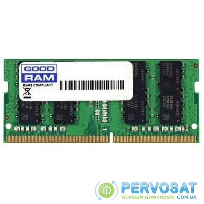 Модуль памяти для ноутбука SoDIMM DDR4 4GB 2666 MHz GOODRAM (GR2666S464L19S/4G)