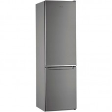 Холодильник с нижн. мороз. Whirlpool W9921COX, 201х66х60см, 2 дв., Х- 251л, М- 97л, A++, NF , Зона свіжості, Нерж