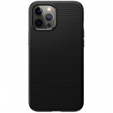 Чохол до моб. телефона Spigen iPhone 12 Pro Max Case Liquid Air, Matte Black (ACS01617) Чохол до моб. телефона Spigen iPhone 12 Pro Max Case Liquid Air, Matte Black (ACS01617)