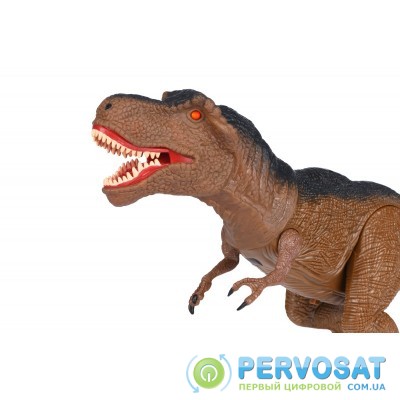 Same Toy Динозавр - Тиранозавр коричневый (свет, звук) RS6123Ut