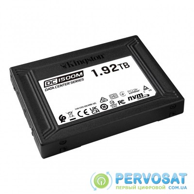 Твердотільний накопичувач SSD U.2 NVMe Kingston DC1500M 1920GB Enterprise