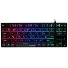 Клавіатура мембранна 2E GAMING KG290 87key, USB-A, EN/UA/RU, LED, чорний