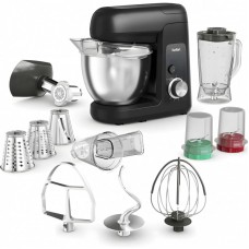 Кухонна машина Tefal Bake Partner 1100Вт, чаша-метал, корпус-пластик, насадок-8, чорний Кухонна машина Tefal Bake Partner 1100Вт, чаша-метал, корпус-пластик, насадок-8, чорний
