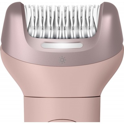 Епілятор Philips Series 9000 дисковий, аккумул., пінцет.-32, волог.+сух., насадок-4, футляр, рожевий