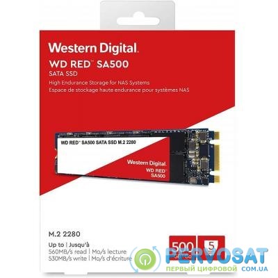 Накопитель SSD M.2 2280 500GB Western Digital (WDS500G1R0B)