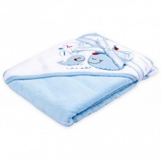 Рушник для купання Luvable Friends з капюшоном для хлопчиків (94912) Рушник для купання Luvable Friends з капюшоном для хлопчиків (94912)