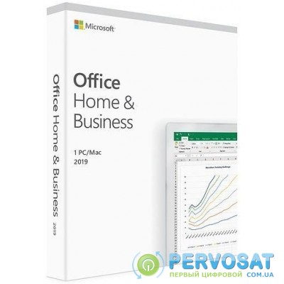 Програмне забезпечення Microsoft Office Home and Business 2019 English Medialess P6