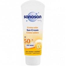 Дитячий крем Sanosan Baby сонцезахисний SPF 50+ 75 мл (4003583197682) Дитячий крем Sanosan Baby сонцезахисний SPF 50+ 75 мл (4003583197682)