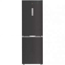 Холодильник Whirlpool з нижн. мороз., 186.5x60х66.3, холод.відд.-210л, мороз.відд.-104л, 2дв., А++, NF, дисплей, інв., зона нульова, сірий