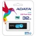 USB флеш накопитель ADATA 32GB UV220 Black/Blue USB 2.0 (AUV220-32G-RBKBL)