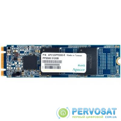 Накопитель SSD M.2 2280 512GB Apacer (AP512GPPSS80-R)