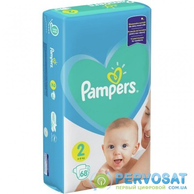 Подгузник Pampers New Baby Mini Размер 2 (4-8 кг), 68 шт. (8001090949653)