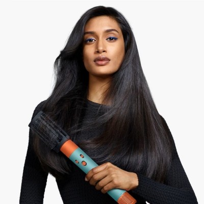 Стайлер Dyson Airwrap I.D. HS08 Curly/Coily Ceramic Patina/Topaz, 1300Вт, темп.режимів-3, D -30,40mm, насадок-6, кейс, кераміка, блакитно-мідний