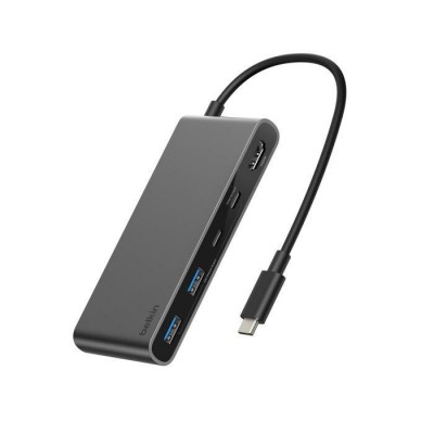 Хаб Belkin USB-C 7в1 Multiport Dock 100Вт Хаб Belkin USB-C 7в1 Multiport Dock 100Вт