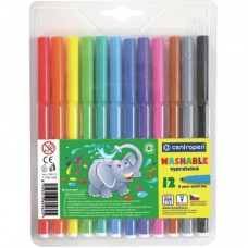 Фломастери Centropen 7790/12 Washable, 12 colors (7790/12 ТП) Фломастери Centropen 7790/12 Washable, 12 colors (7790/12 ТП)