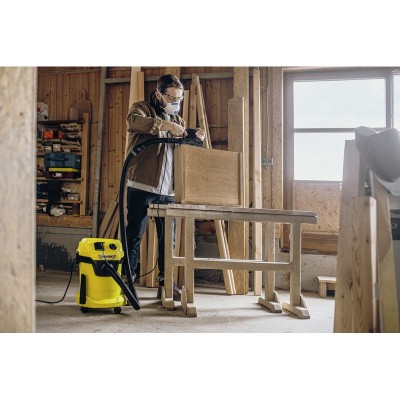 Господарський пилосос Karcher WD 3 P V-17/4/20, 1000 ВТ, 17л, 4м, 4.858 кг