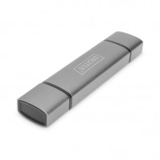 Кардрідер DIGITUS USB-C/USB 3.0 SD/MicroSD Кардрідер DIGITUS USB-C/USB 3.0 SD/MicroSD