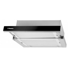 Витяжка Hansa телескопічна, 60см, 425м.куб/год., чорний+нерж