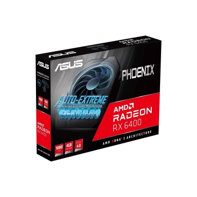 Вiдеокарта ASUS Radeon RX 6400 4GB GDDR6 PH PH-RX6400-4G