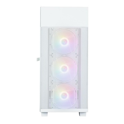 Корпус Zalman S5 Neo без БЖ, 1xUSB3.1, 1xUSB2.0, 4x120мм FRGB, VGA 390мм, LCS ready, TG Side Panel, ATX, білий