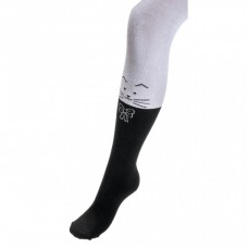 Колготки UCS SOCKS з котиком (M0C0301-2116-3G-whiteblack) Колготки UCS SOCKS з котиком (M0C0301-2116-3G-whiteblack)
