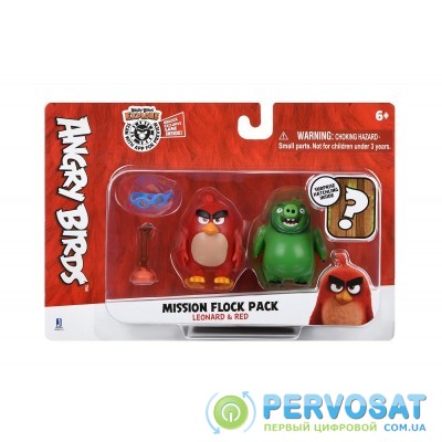 Angry Birds Игровая фигурка ANB Mission Flock Ред и Леонард