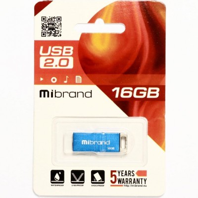 USB флеш накопитель Mibrand 16GB Сhameleon Blue USB 2.0 (MI2.0/CH16U6U)