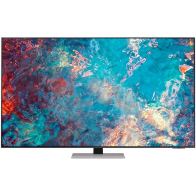 Телевiзор 85" Neo QLED 4K Samsung QE85QN85AAUXUA Smart, Tizen, Silver