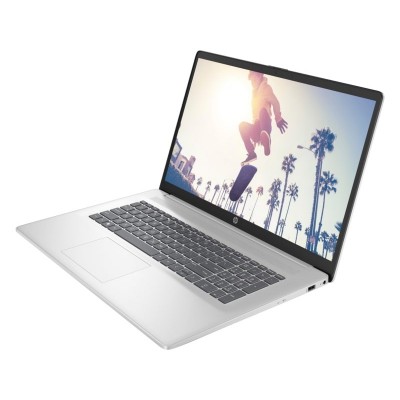 Ноутбук HP 17-cn3020ua 17.3" FHD IPS AG,Intel i3-N305, 8GB, F512GB, UMA, DOS, сріблястий