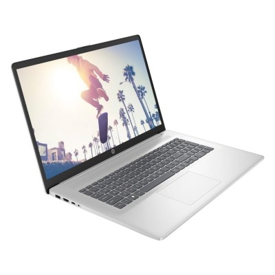 Ноутбук HP 17-cn3020ua 17.3" FHD IPS AG,Intel i3-N305, 8GB, F512GB, UMA, DOS, сріблястий