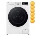 Прально-сушильна машина LG фронтальна, 9(5)кг, 1200, А, 48см, дисплей, пара, інвертор, білий