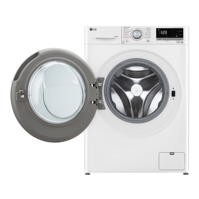 Прально-сушильна машина LG фронтальна, 9(5)кг, 1200, А, 48см, дисплей, пара, інвертор, білий