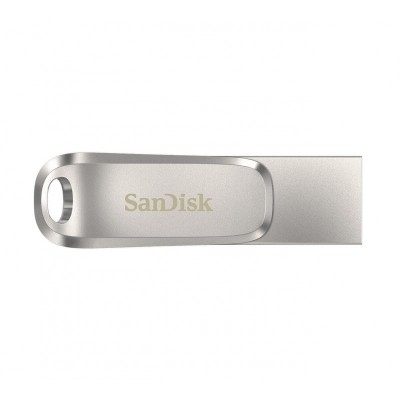 Накопичувач SanDisk  512GB USB 3.1 Type-A + Type-C Dual Drive Luxe Срібний