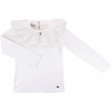 Кофта Breeze з оборкою із мережив (9285-152G-beige) Кофта Breeze з оборкою із мережив (9285-152G-beige)