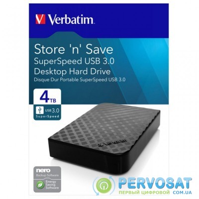 Внешний жесткий диск 3.5" 4TB Verbatim (47685)