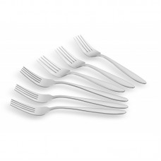 Набір столових виделок Ardesto Black Mars Ether 6 пр., нержавіюча сталь Набір столових виделок Ardesto Black Mars Ether 6 пр., нержавіюча сталь