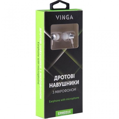 Наушники Vinga EPM031 Silver (EPM031S)