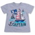 Набор детской одежды E&H с корабликами "I'm the captain" (8306-116B-gray)