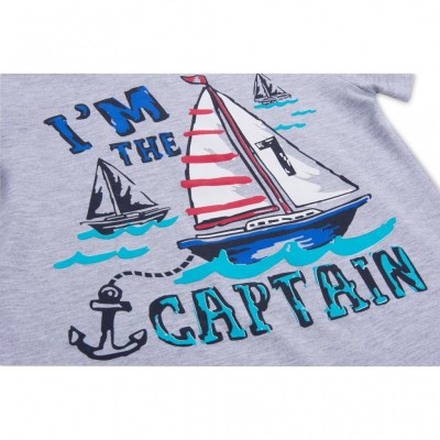 Набір дитячого одягу E&H з корабликами "I'm the captain" (8306-116B-gray)