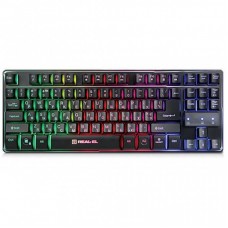 Клавіатура REAL-EL 8710 Gaming TKL Backlit, black Клавіатура REAL-EL 8710 Gaming TKL Backlit, black
