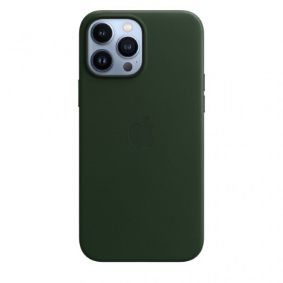 Чохол до моб. телефона Apple iPhone 13 Pro Max Leather Case with MagSafe - Sequoia Green, (MM1Q3ZE/A)