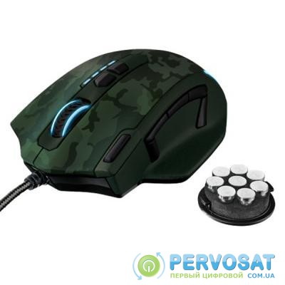Мышка Trust GXT 155C Gaming Mouse - green camouflage (20853)