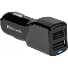 Зарядний пристрій Defender UCA-34 2xUSB, 5V / 3.4A (83834) Зарядний пристрій Defender UCA-34 2xUSB, 5V / 3.4A (83834)