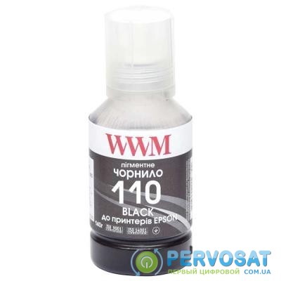 Чернила WWM EPSON M1100/M1120 140г Black Pigmented (E110BP)