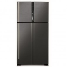 Холодильник с верхней мороз. HITACHI R-V720PUC1KBBK, 184х77х91см, 2 дв., Х- 444л, М- 156л, A++, NF, Інвертор, Чорний