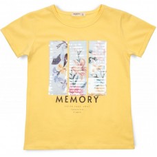 Футболка дитяча Breeze з квіточками (15737-146G-yellow) Футболка дитяча Breeze з квіточками (15737-146G-yellow)